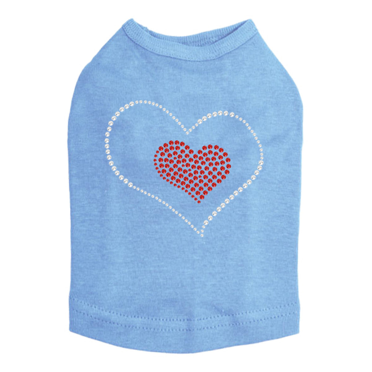 Red Heart Inside Heart - Dog Tank