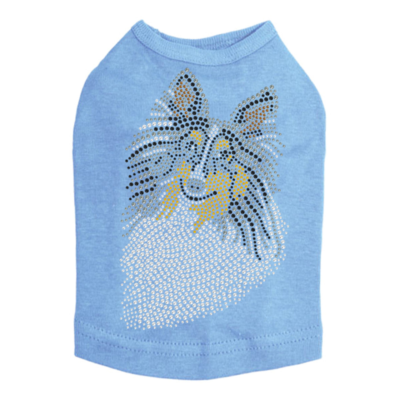 Sheltie Face (Tri Color) - Dog Tank