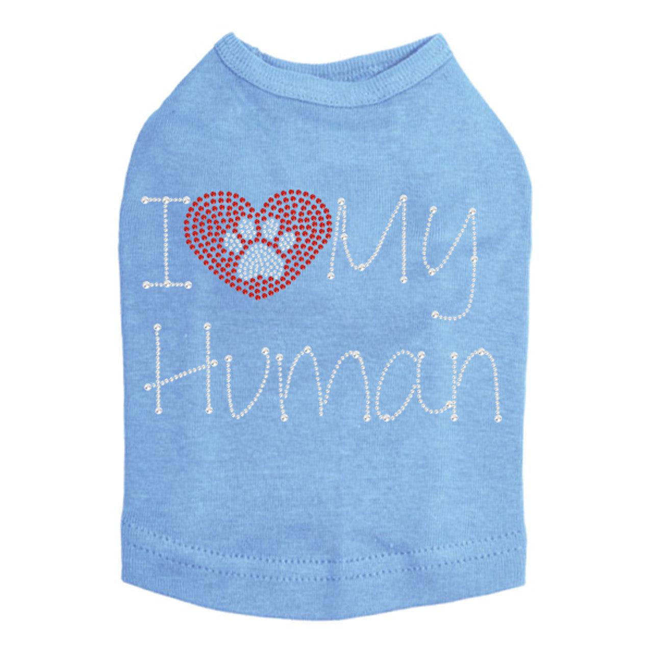 I Love My Human - Dog Tank
