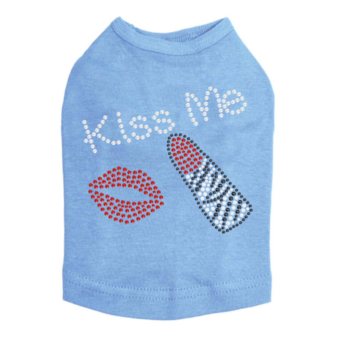 Kiss Me - Lips and Lipstick - Dog Tank