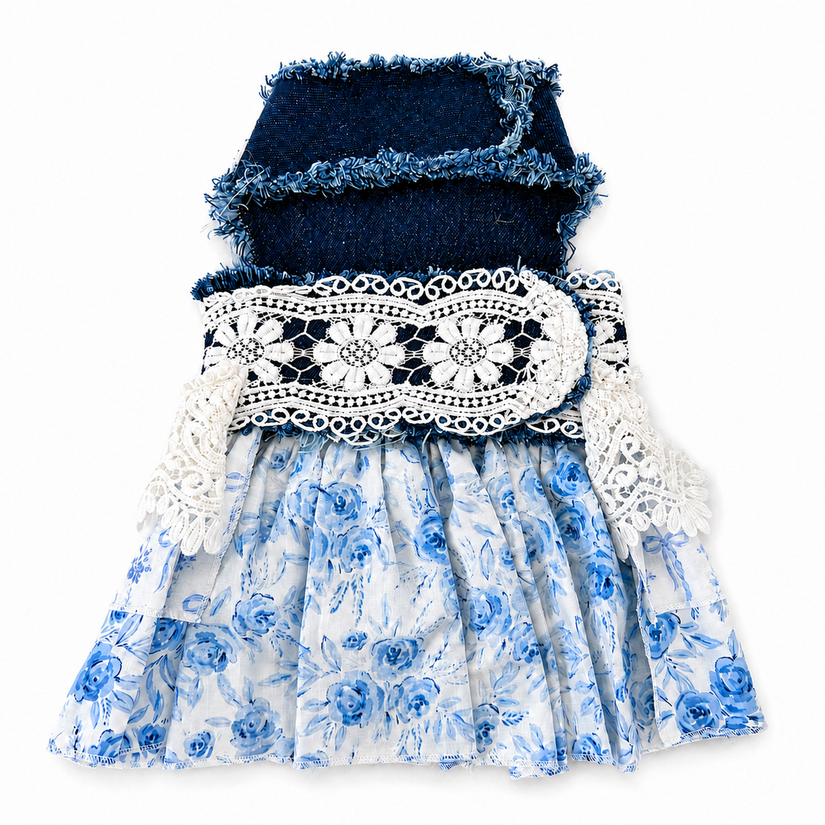 Heads or Tails Pup Something Blue LovePackPuppy Dog Dress