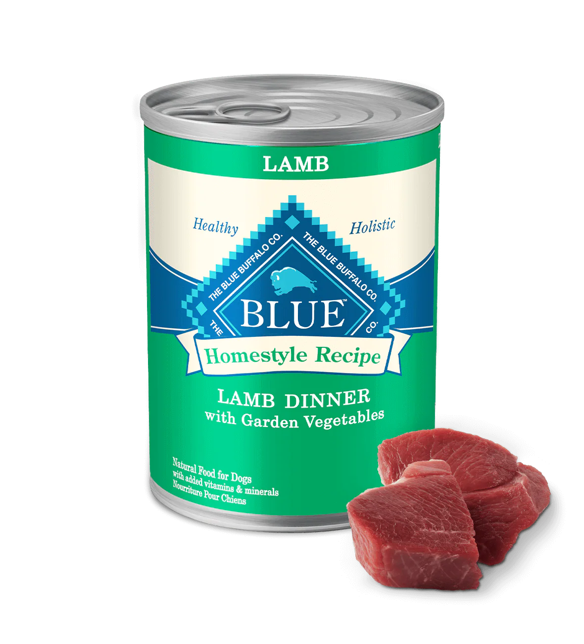 Blue Buffalo Adult Homestyle Lamb, Brown Rice & Garden Vegetables Wet Dog Cans (12.5oz)