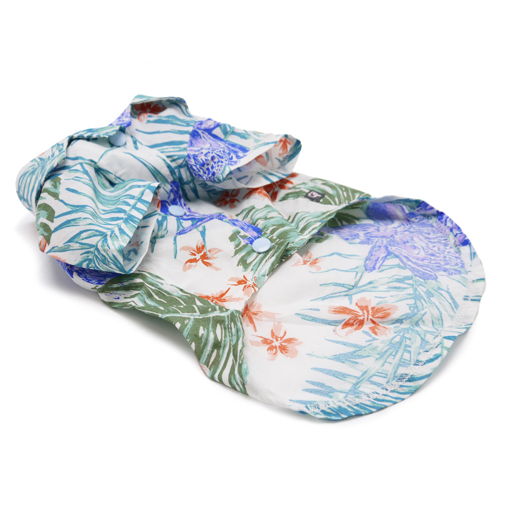DOGO Blue Leafy Dog Shirt