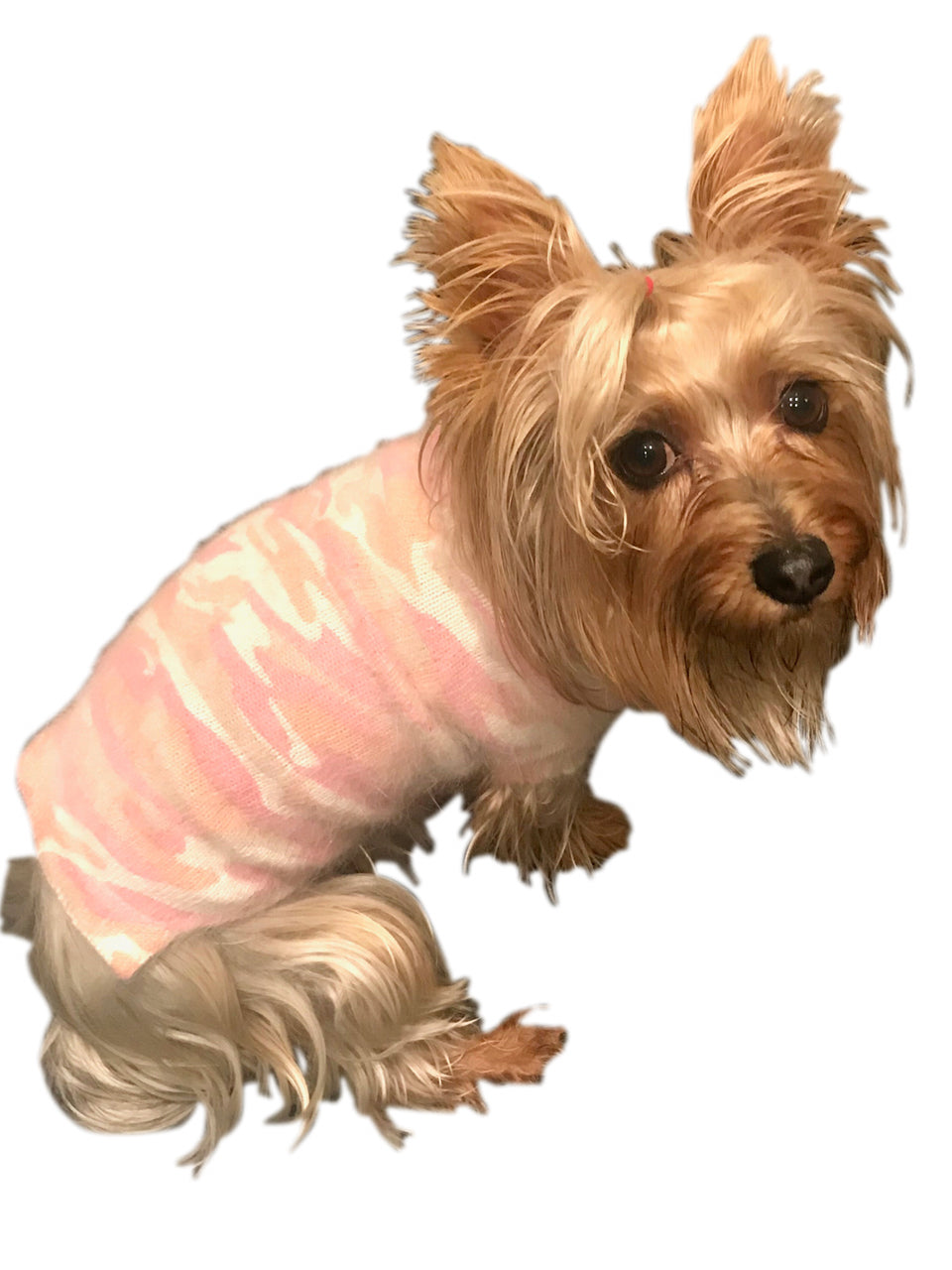 Camouflage Mockneck, Blush