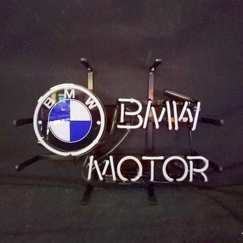 BMW Logo Real Glass Neon Sign