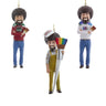 Kurt Adler 5-Inch Bob Ross Blow Mold Ornaments, 3-Piece Set