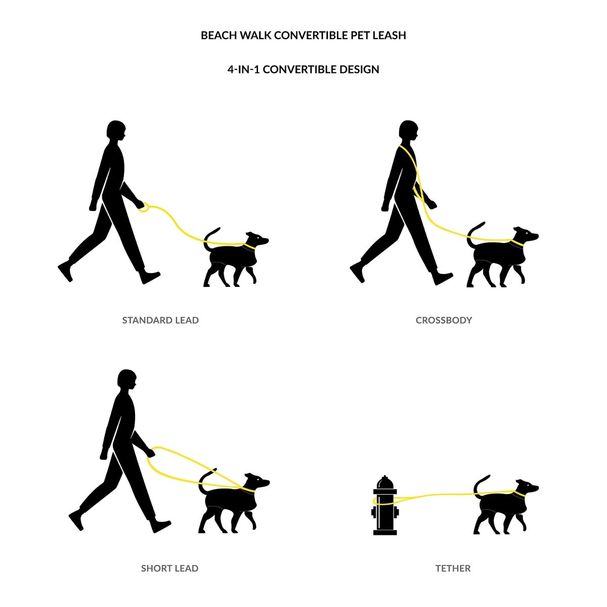 Body Glove Beach Walk Handsfree Pet Leash premium pet product