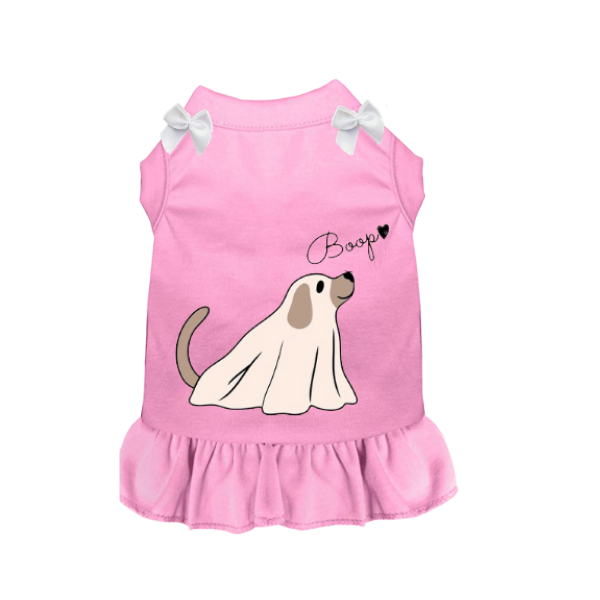 Boop the Ghost Pup Dog Dress