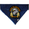 Born to be Free Denim Bandana