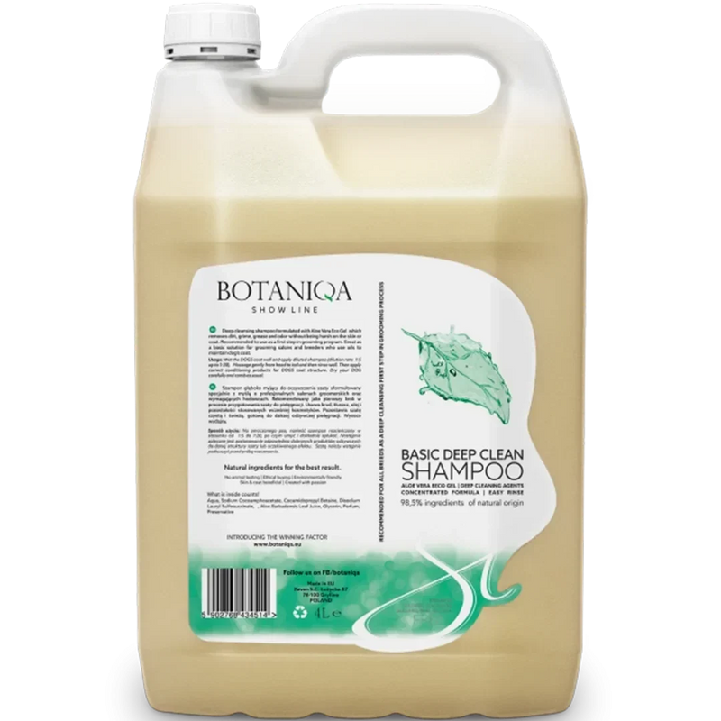 Botaniqa Dog Basic Deep Clean Shampoo Gallon