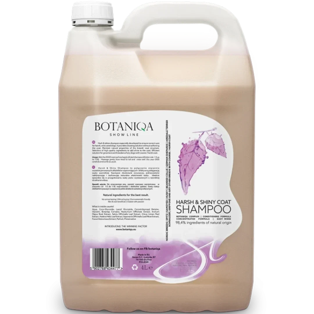 Botaniqa Dog Harsh and Shiny Coat Shampoo Gallon