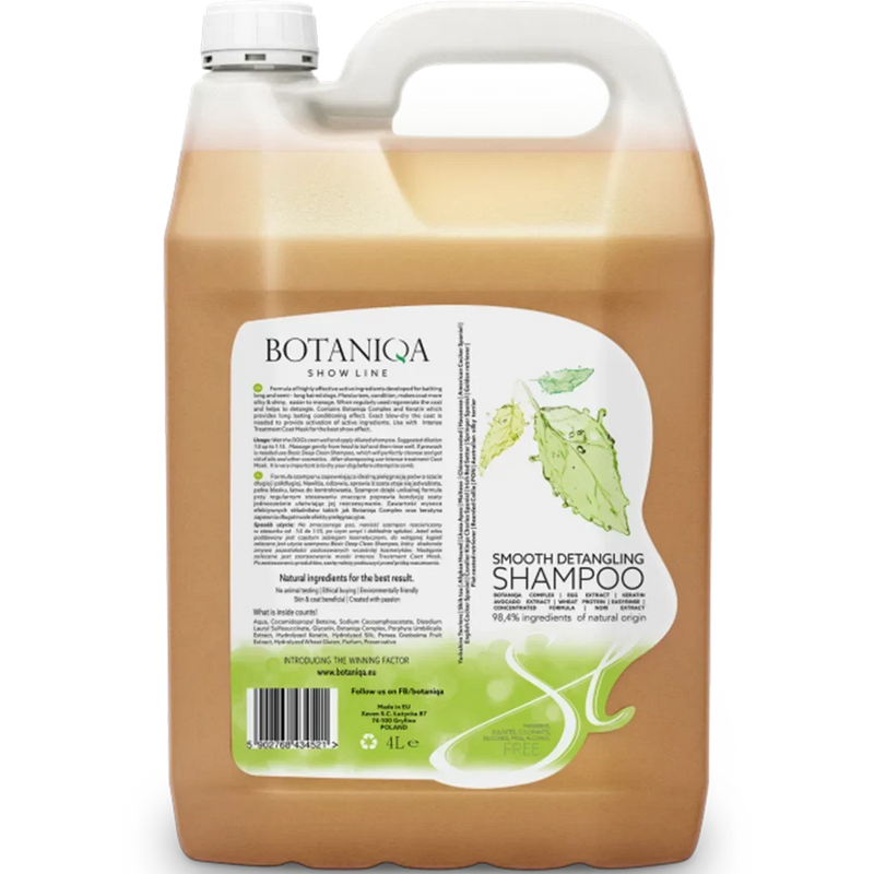 Botaniqa Dog Smooth Detangling Shampoo Gallon