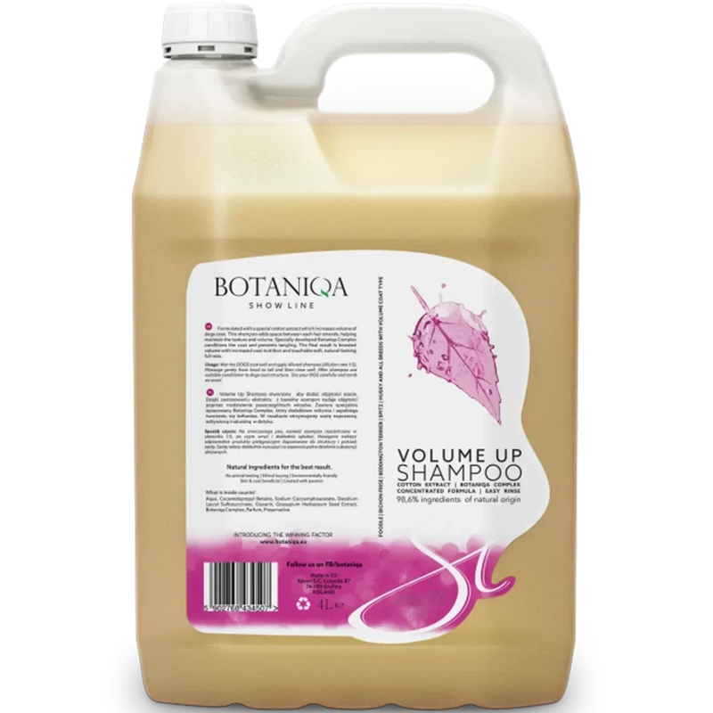 Botaniqa Dog Volume Up Shampoo Gallon