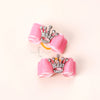 Hello Doggie Crystal Crown Crystal Dog Barrette