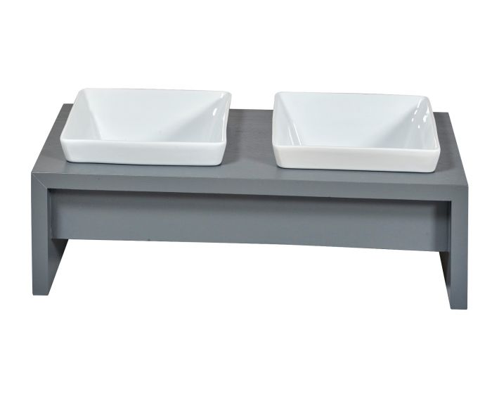 Moderno Double Wood Feeder