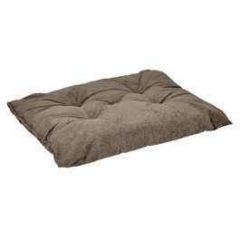 Bowsers Mocha Tufted Dog Crate Cushion - Washable Crate and Lounge Comfort