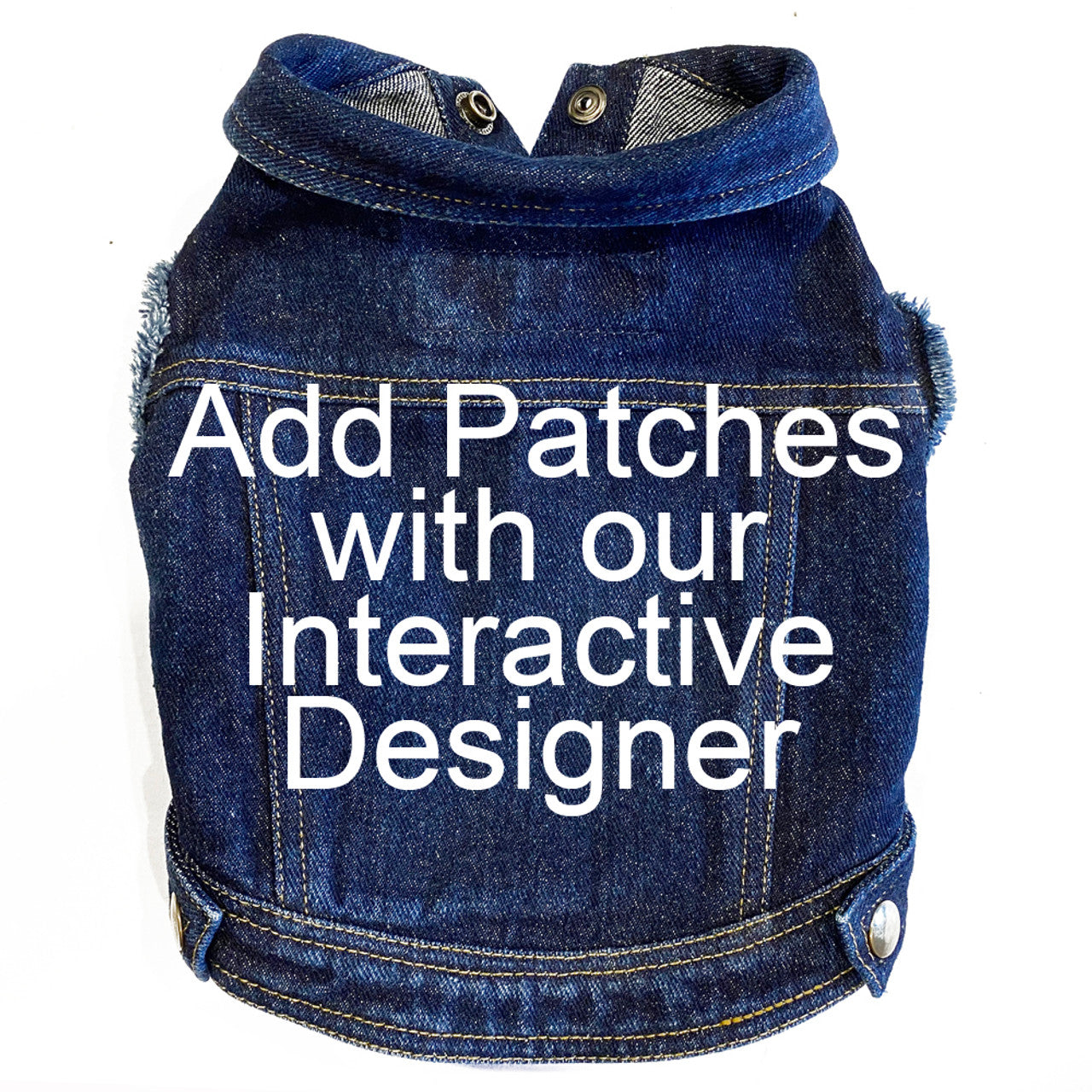 Denim Jacket with Patches