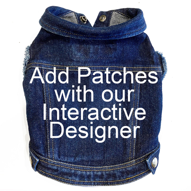 Denim Jacket with Patches