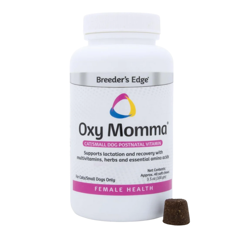 Oxy Momma Soft Chews 40ct Small Dog & Cat by Breeders Edge