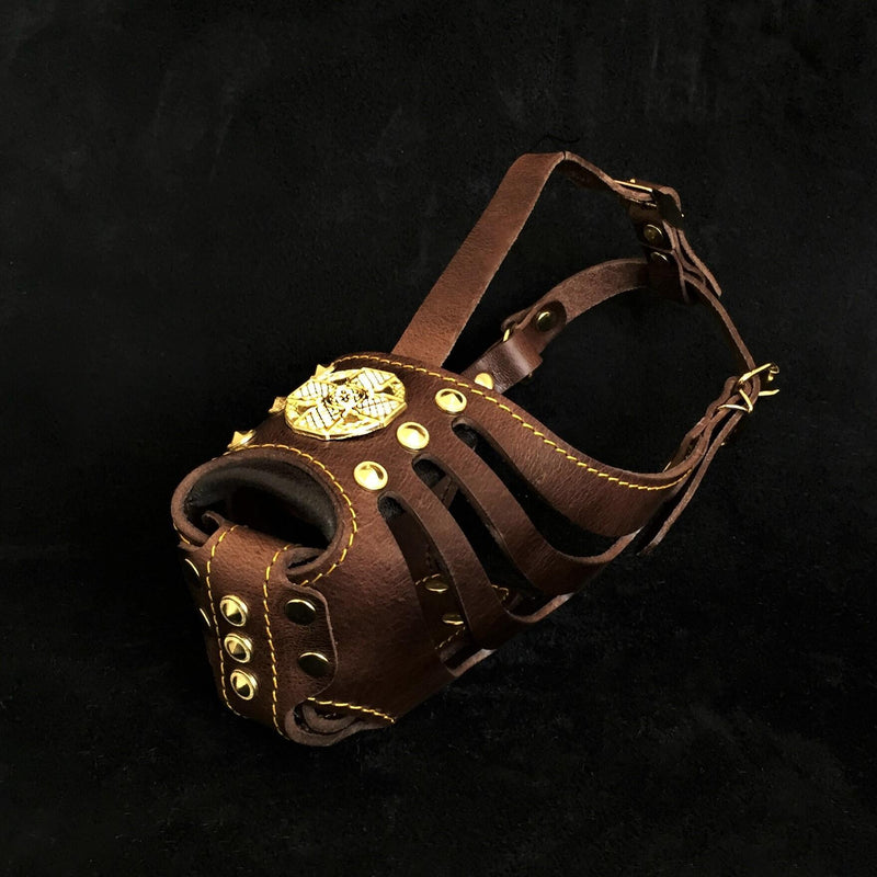 Bestia Dog Gear Personalized Muzzles - Brown 