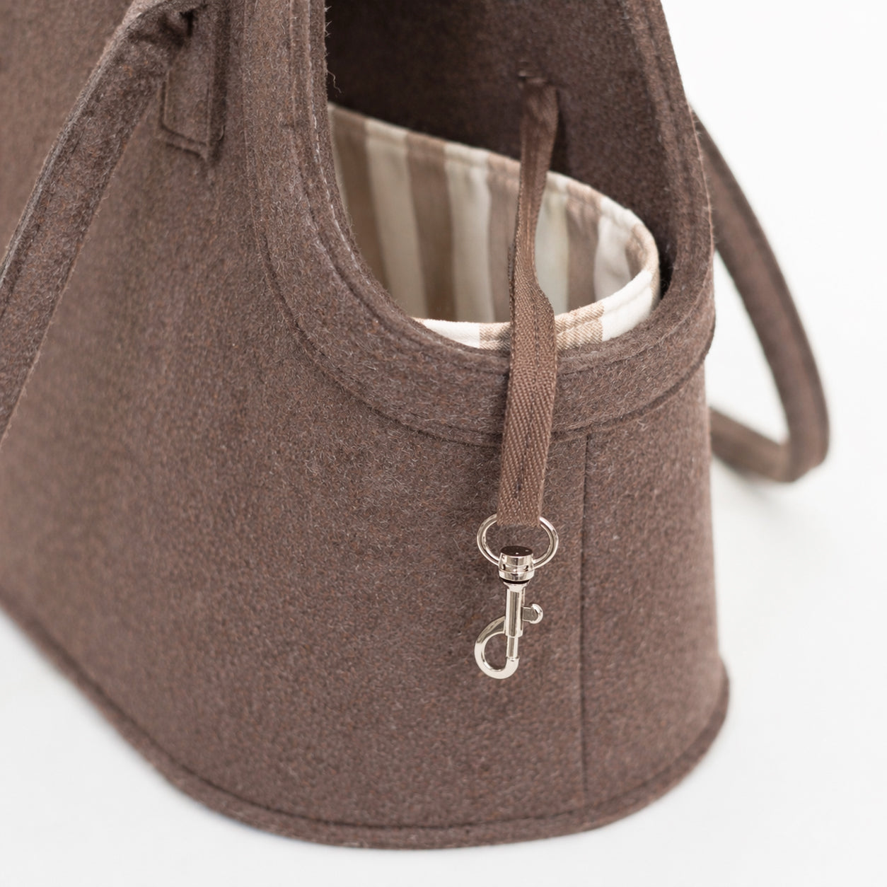 Nooee Pet Ash Felt Dog Carrier