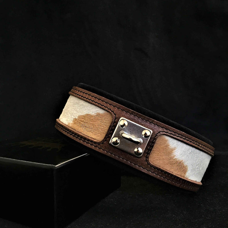 Bestia Buffalo Leather Dog Collar