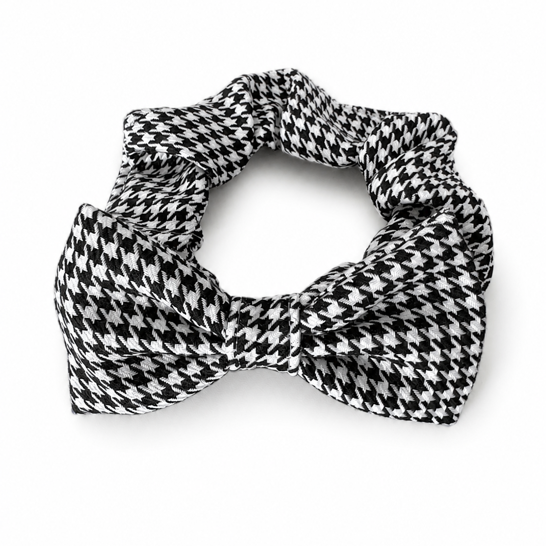 Heads or Tails Pup Bunchie Bow Scrunchie Dog Collar