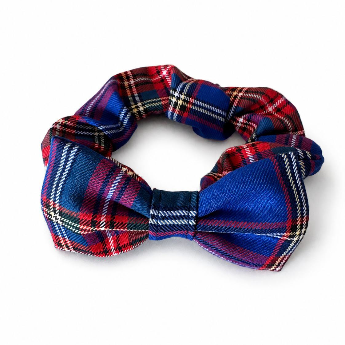 Heads or Tails Pup Bunchie Bow Scrunchie Dog Collar