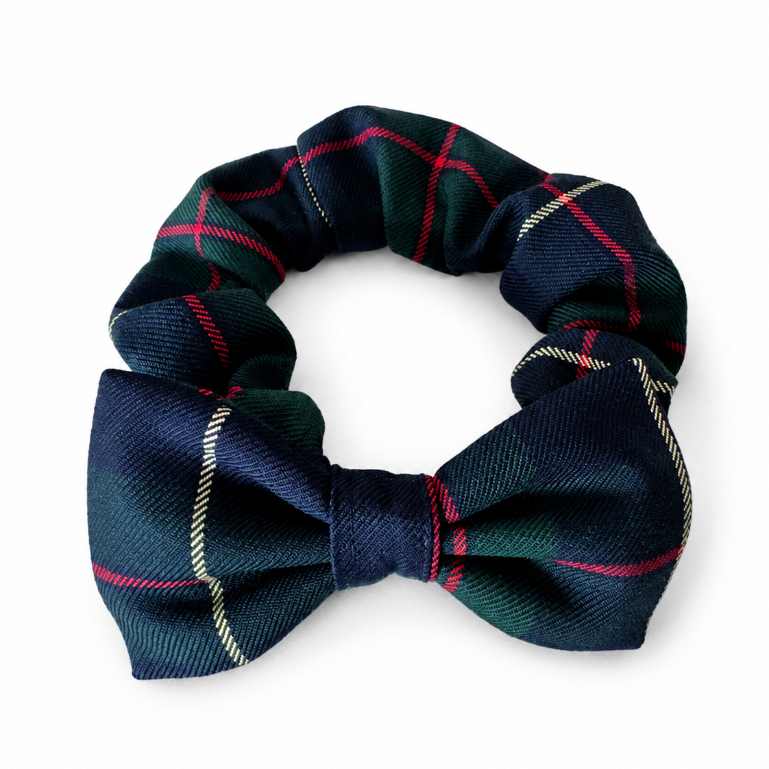 Heads or Tails Pup Bunchie Bow Scrunchie Dog Collar