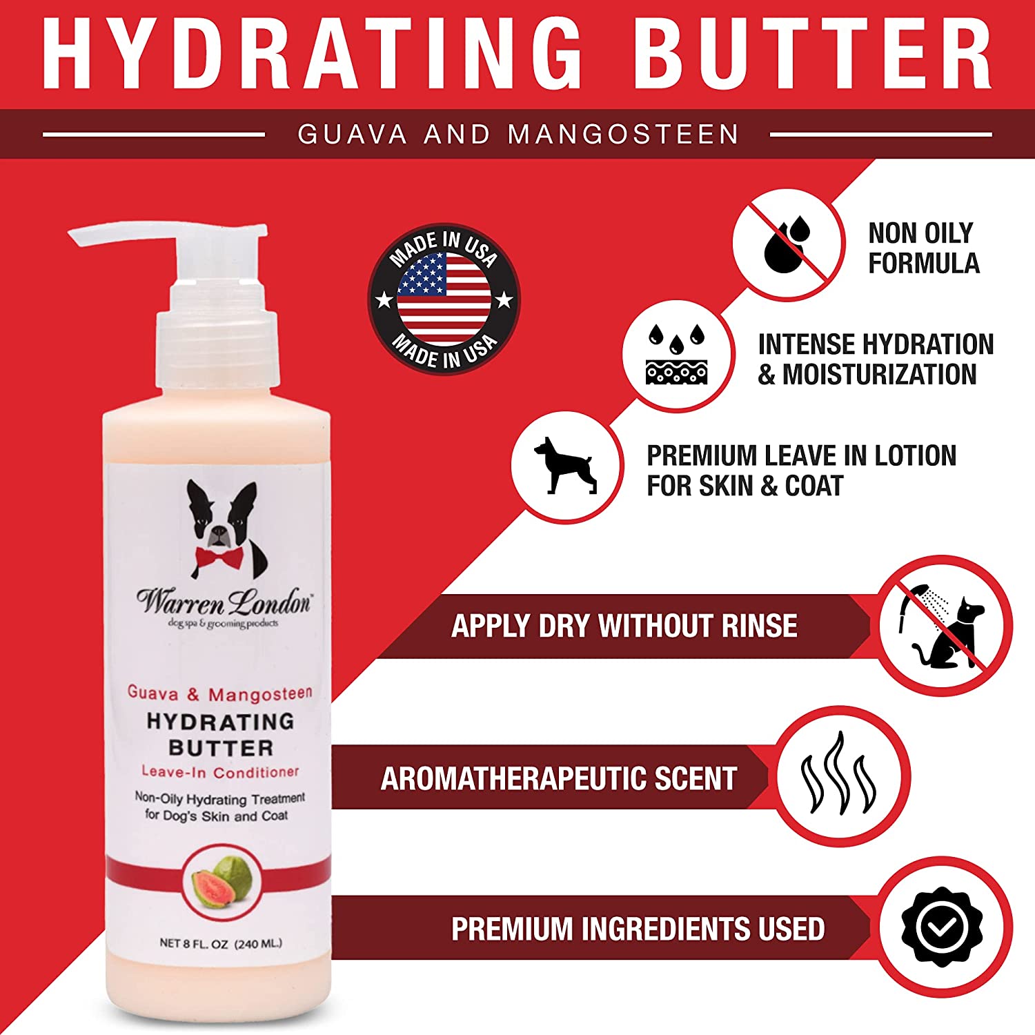 Hydrating Butter - For Dogs Skin & Coat - Leave-In Moisturizer
