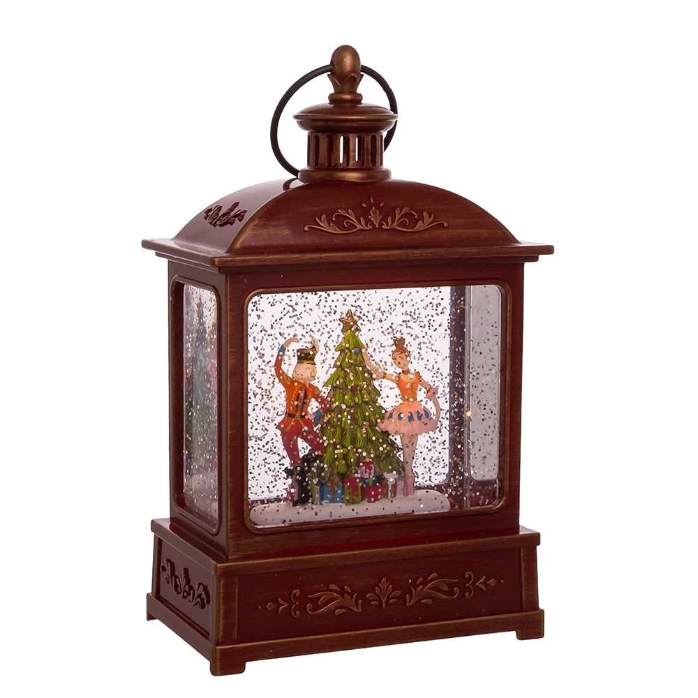 Kurt Adler 8-Inch Battery-Operated Lit Nutcracker Swirl Water Lantern