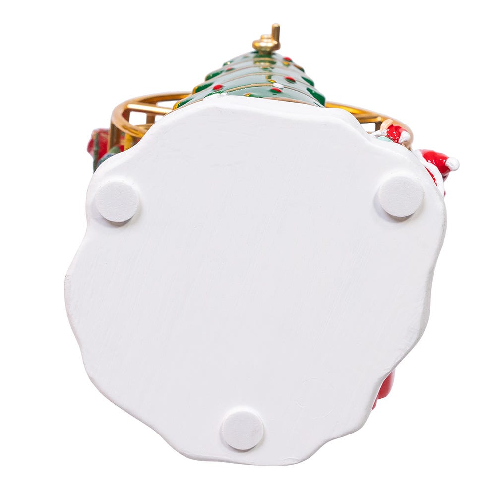 Kurt Adler 5.5-Inch Wind-Up Musical Ferris Wheel Table Piece