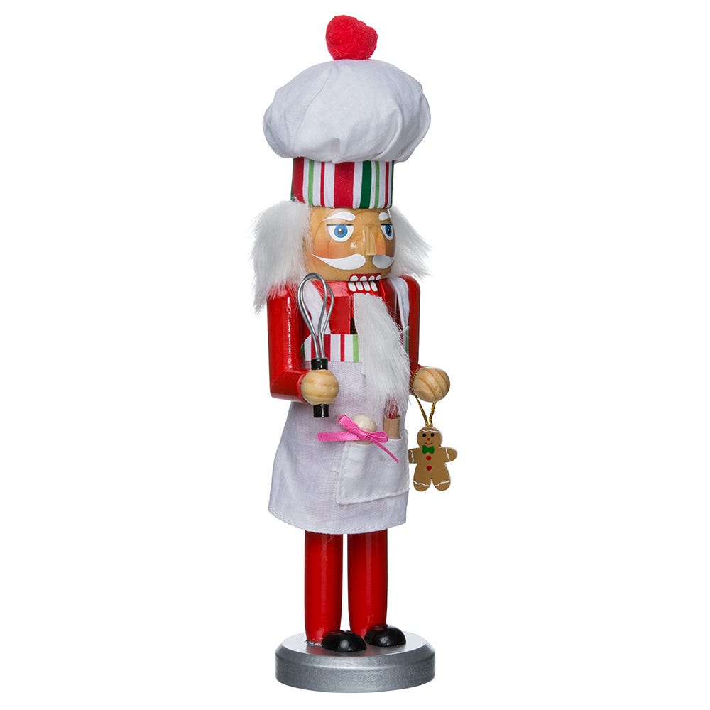 Kurt Adler 10-Inch Wooden Chef Nutcracker