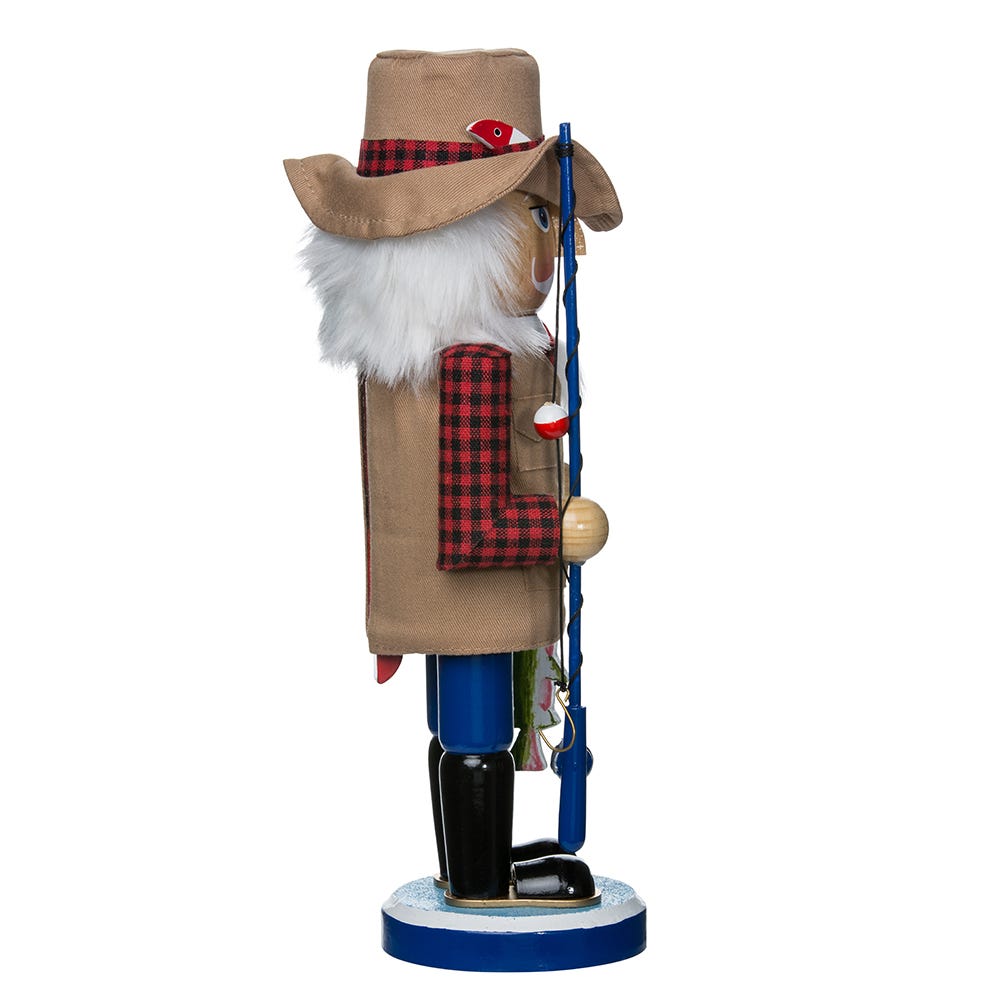 Kurt Adler 15-Inch Wooden Fisherman Nutcracker