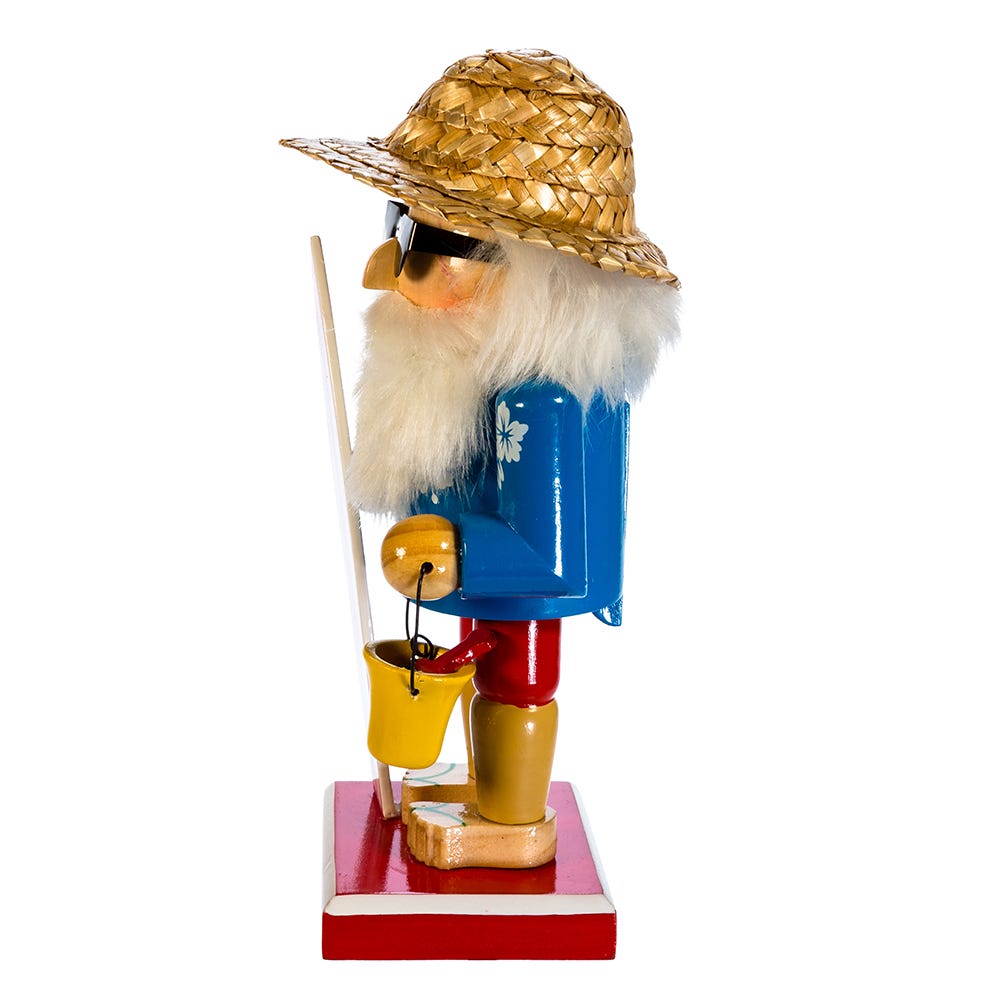 Kurt Adler 8-Inch Surfer Santa Nutcracker