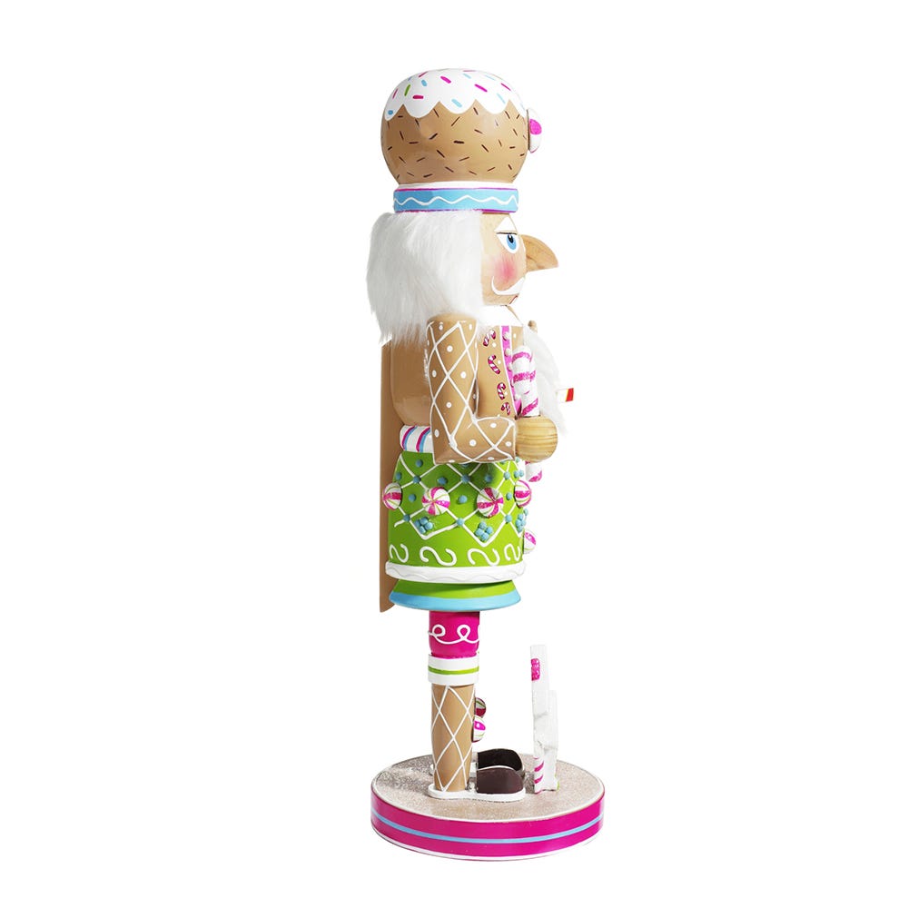 Kurt Adler 16-Inch Wooden Gingerbread Nutcracker