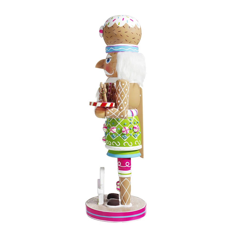 Kurt Adler 16-Inch Wooden Gingerbread Nutcracker