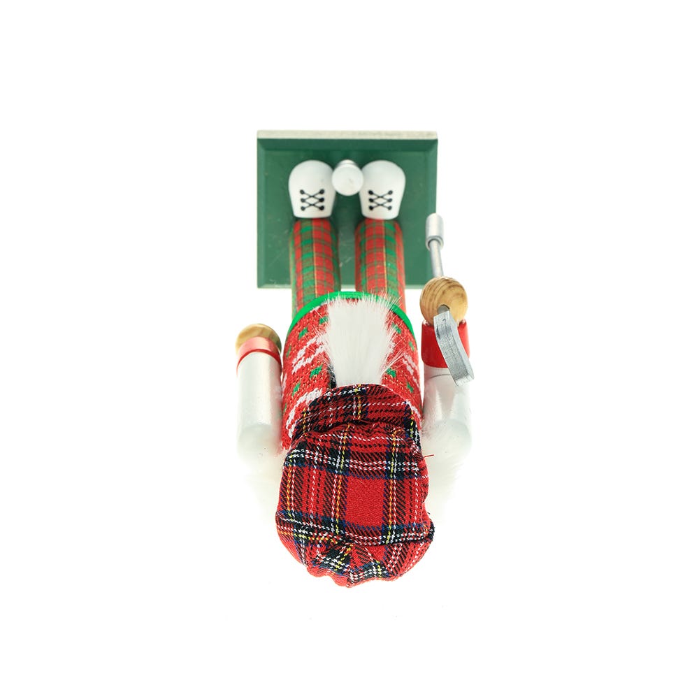 Kurt Adler 15-Inch Red and Green Golfer Nutcracker