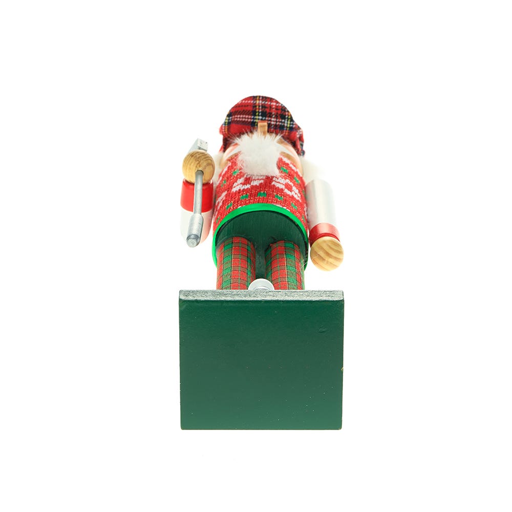 Kurt Adler 15-Inch Red and Green Golfer Nutcracker