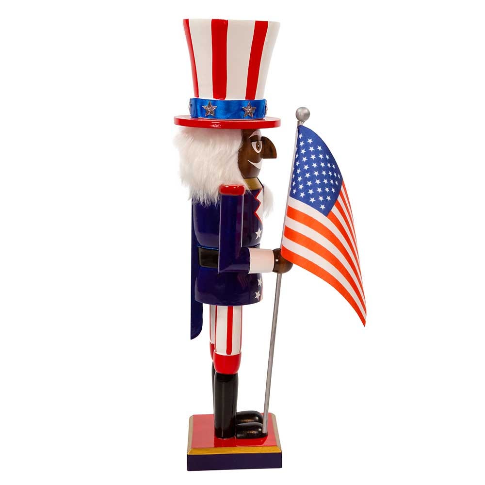 Kurt Adler 15-Inch Patriotic African American Nutcracker