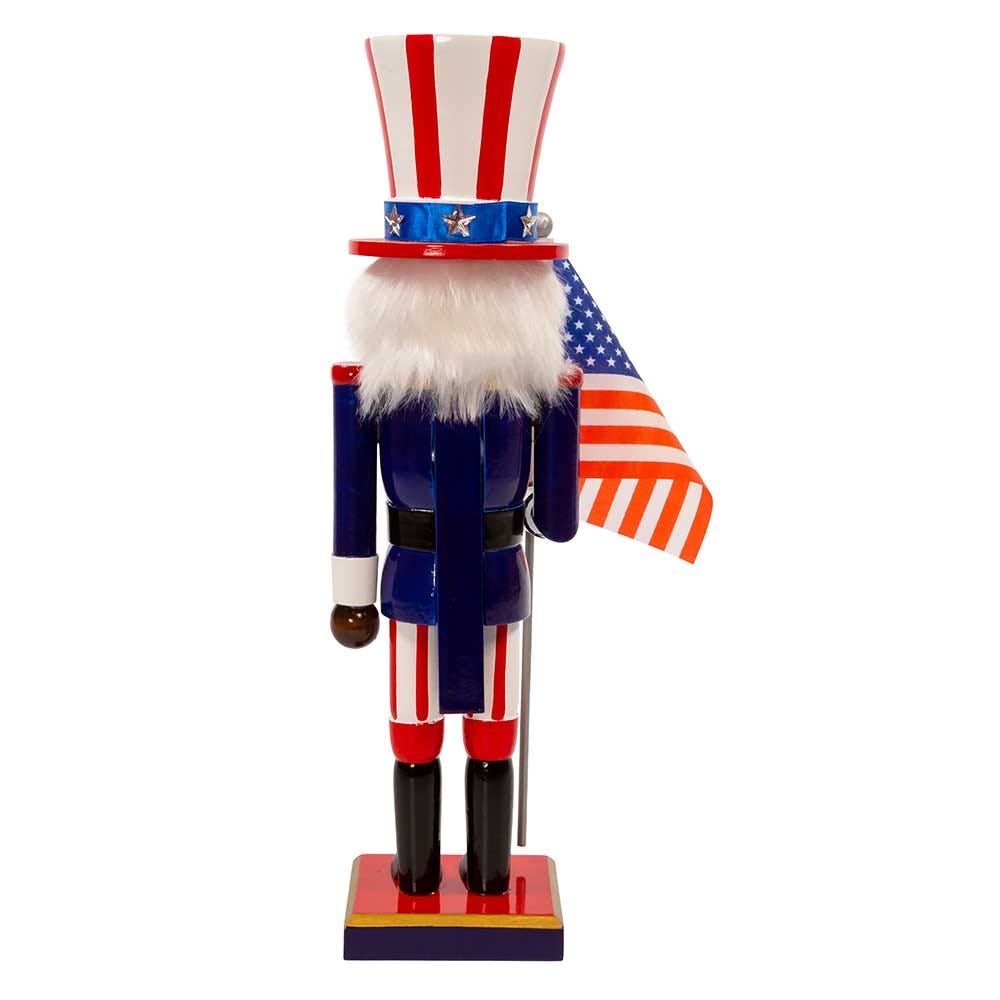 Kurt Adler 15-Inch Patriotic African American Nutcracker