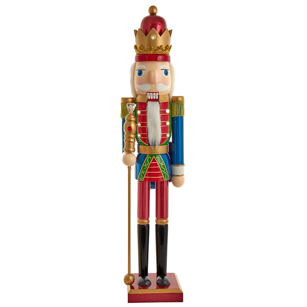 Kurt Adler 24-Inch Battery Operated Lighted King Nutcracker