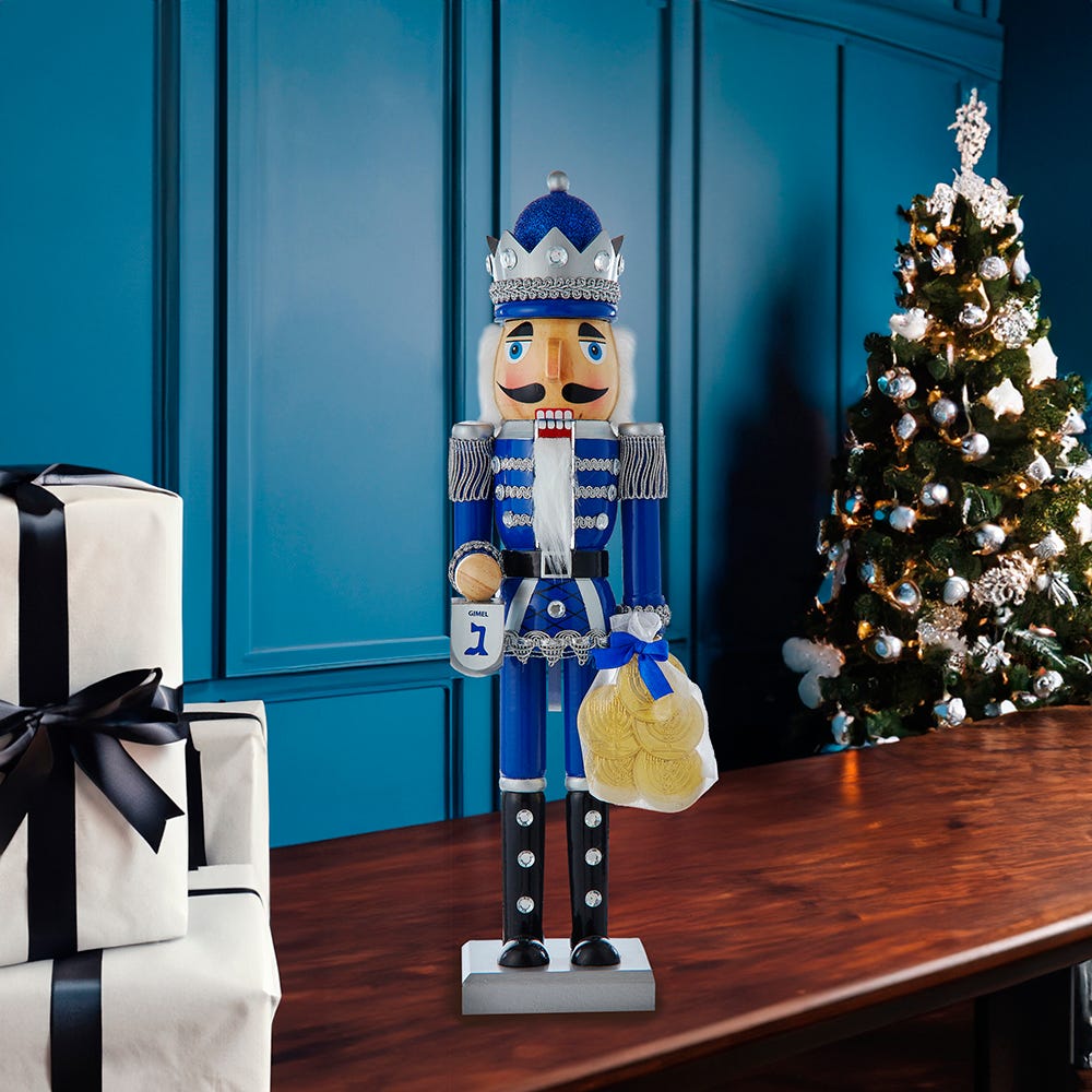 Kurt Adler 15-Inch Hanukkah Nutcracker