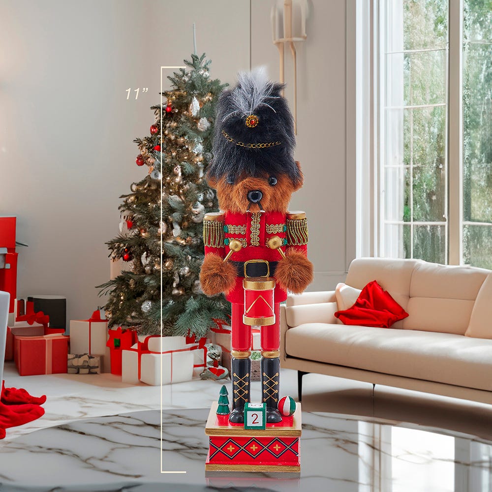 Kurt Adler 11-Inch Teddy Bear Nutcracker