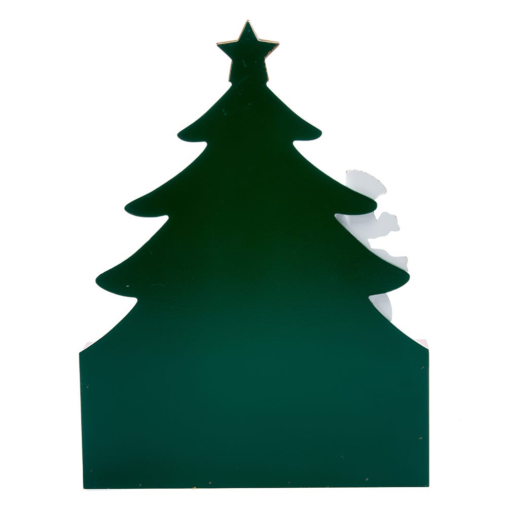 Kurt Adler Wooden Snowman with Tree Advent Calendar