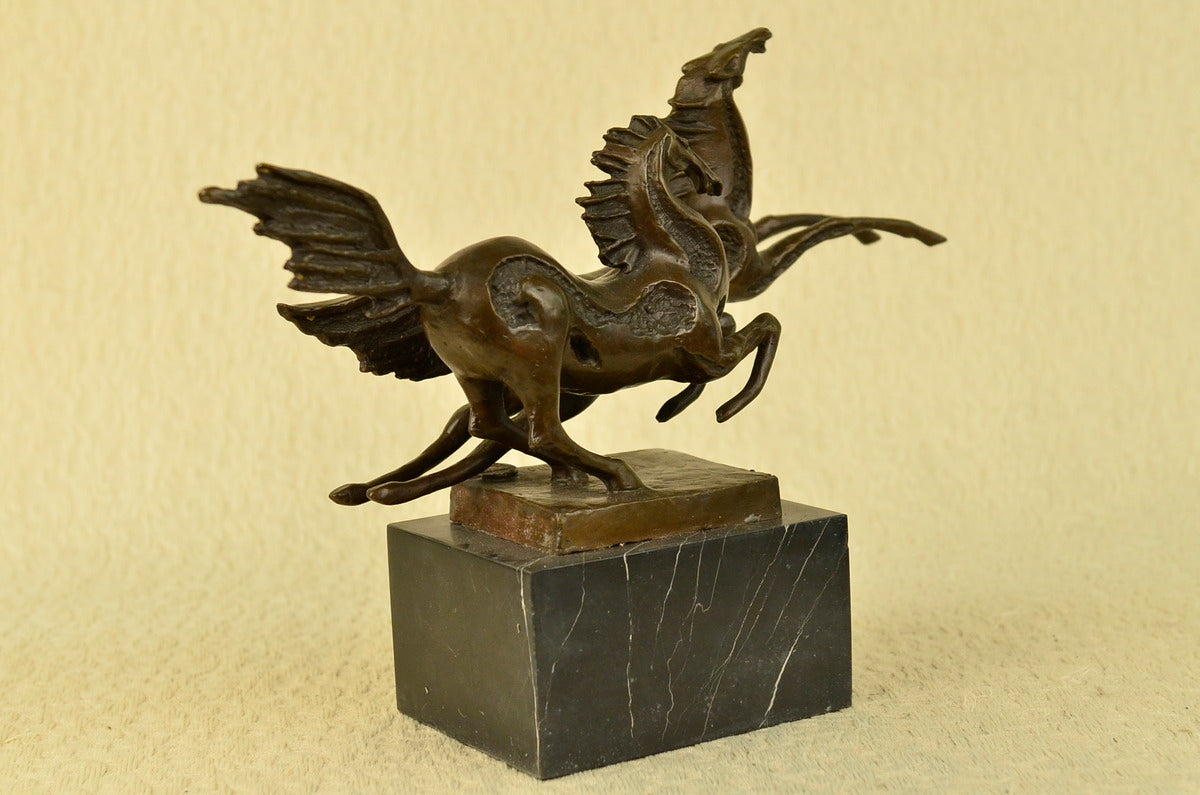 Signed Original Milo Dual Horses Horse Modern Art Abstract Sculpture Statue SALE