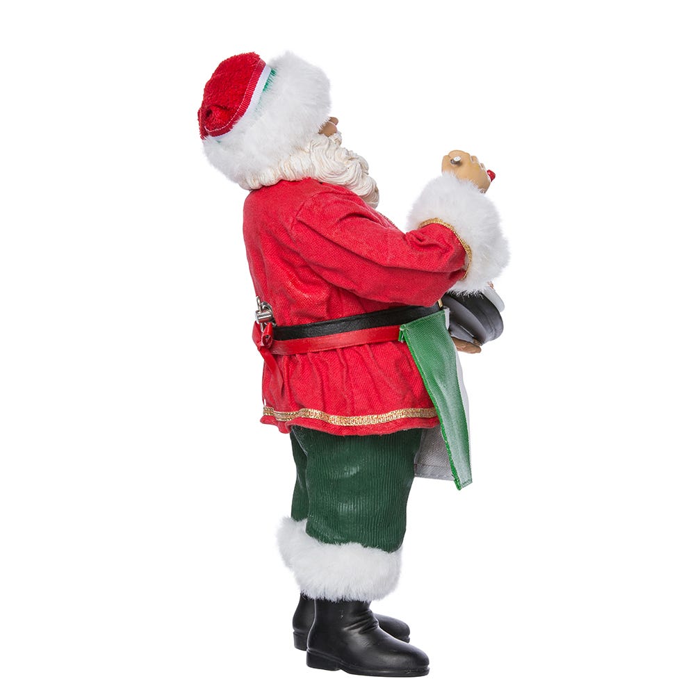 Kurt Adler 10.5-Inch Musical Italian Santa