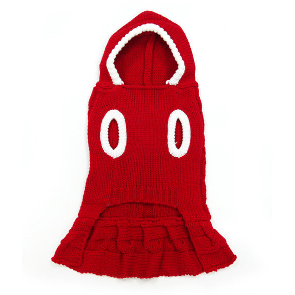 DOGO Cable Hoodie Dog Sweater Dress