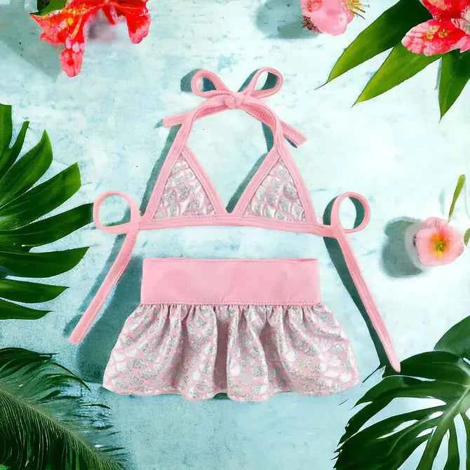 Bark Fifth Ave. Mermaid Dog Bikini Set