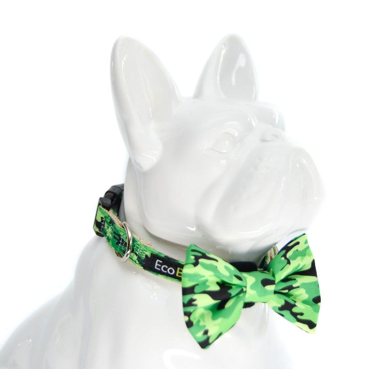 EcoBark – Camo Bow Tie Dog Collar